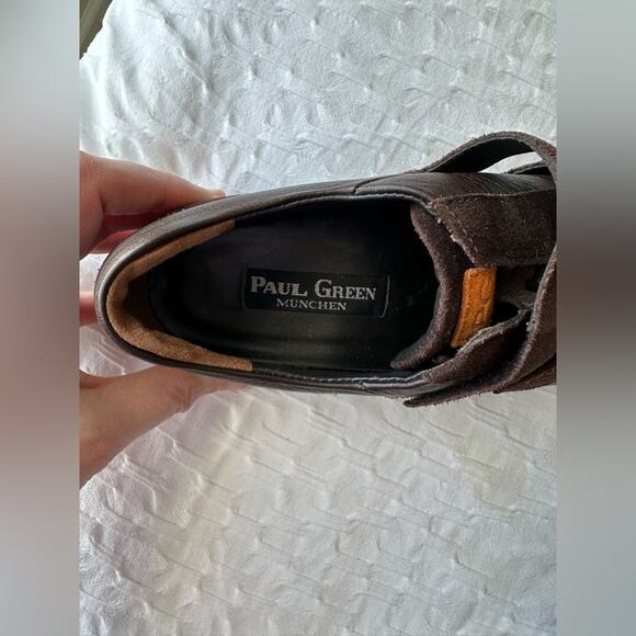 Paul Green Munchen Leather Driving Sporty Shoes - Picture 6 of 9